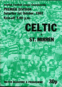 Celtic programme 1983-84
