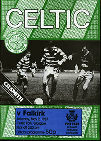 Celtic programme 1986-87