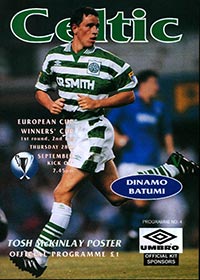 Celtic European programme 1995-96