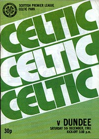 Celtic programme 1981-82