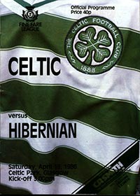 Celtic programme 1985-86