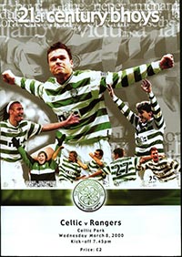 21st Century Bhoys programme cover design to recognise the new millenium.
