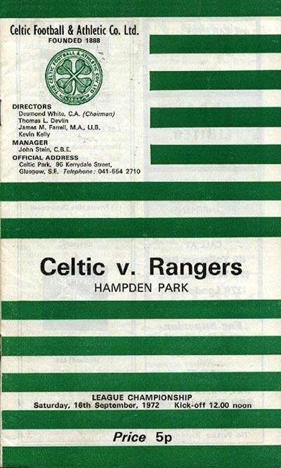 New programme design for 1972-1973 season