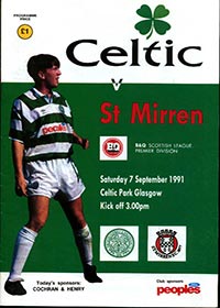 Celtic programme 1991-92