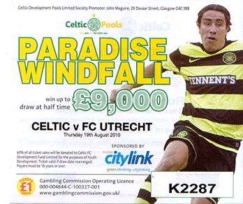 Paradise Windfall ticket