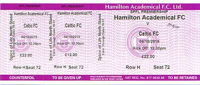 Match Ticket