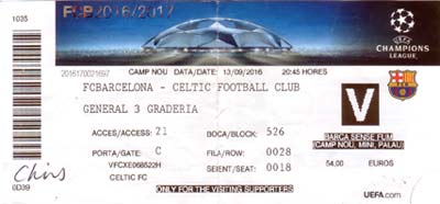 match ticket