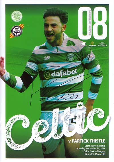 Match programme