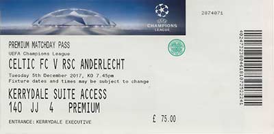 Match ticket