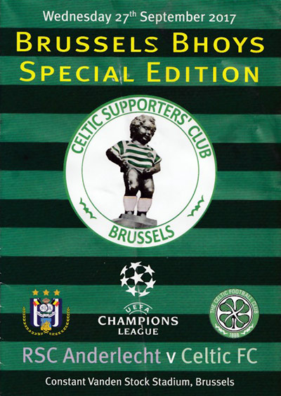 Fans match programme