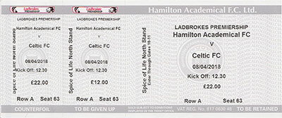 Match ticket