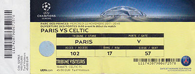 Match ticket