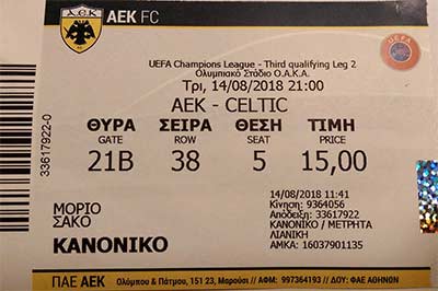 match ticket