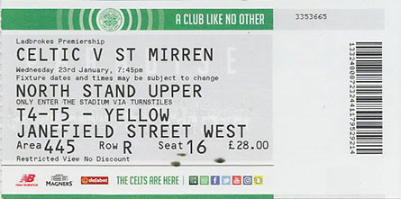 match ticket