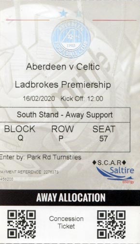 Match ticket