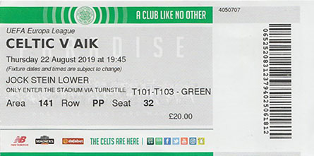 Match ticket