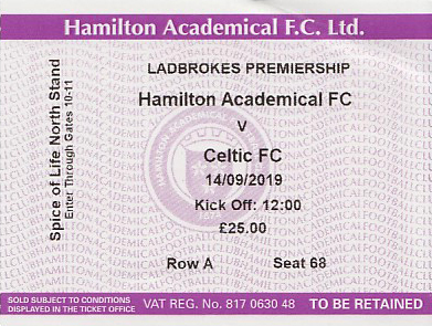 Match ticket