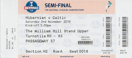 Match ticket