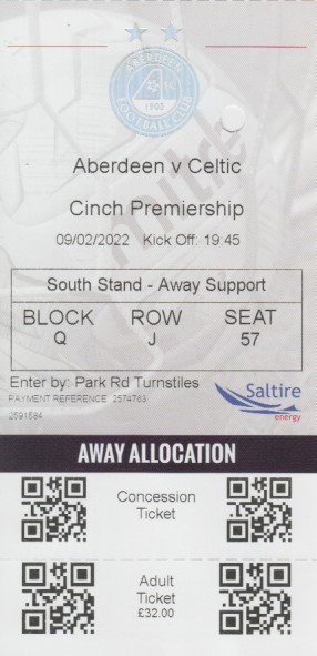 Match Ticket