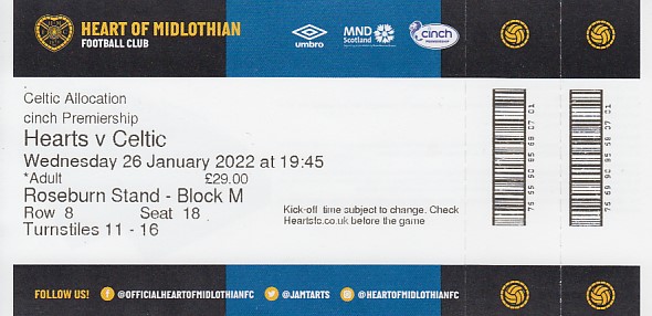 Match Ticket