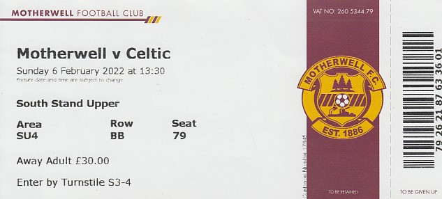 Match Ticket