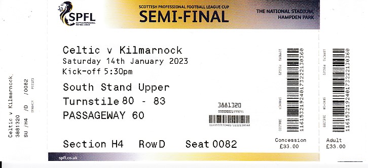 Match Ticket