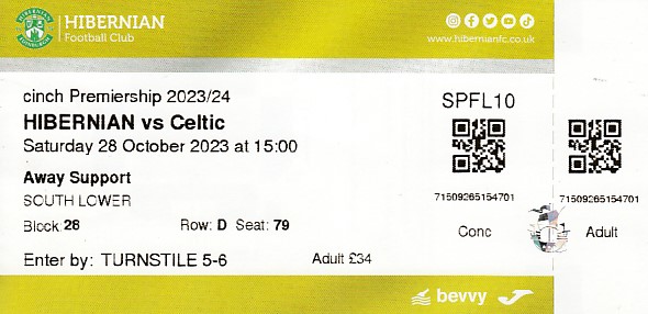 Match ticket