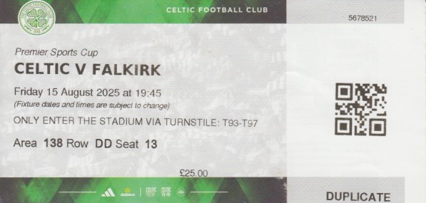 Match ticket