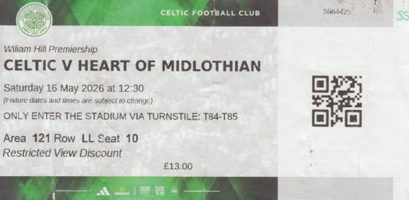 Match programme