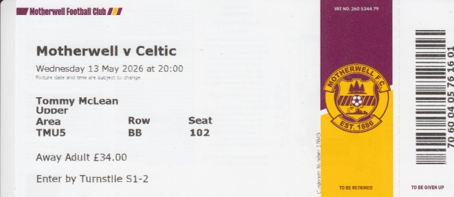 Match ticket
