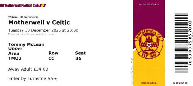 Match ticket