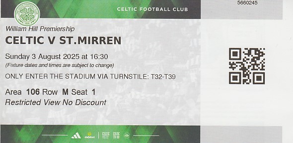 Match ticket
