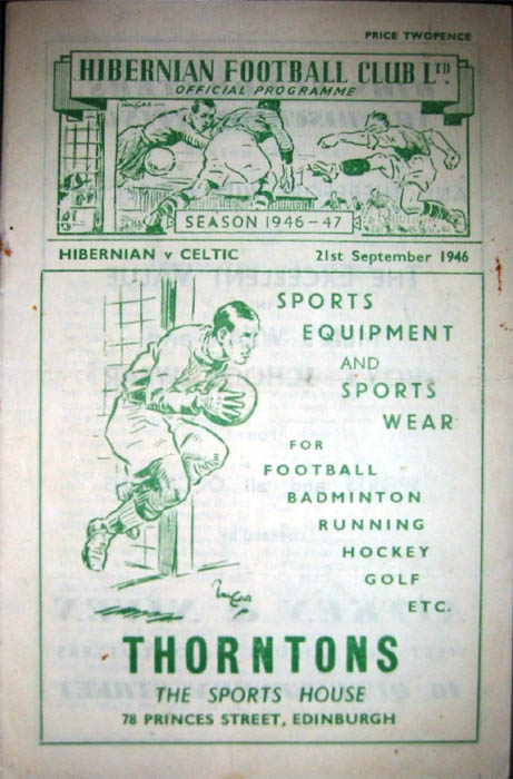 Match programme