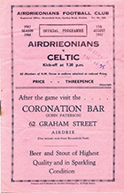 Match programme