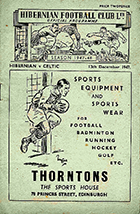 Match programme