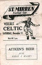 Match programme