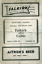 Match programme