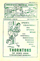 Match programme