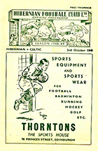 Match programme