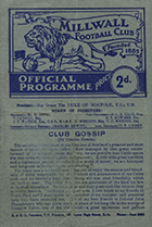 Match programme