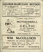 Match programme