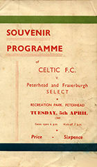 Match programme