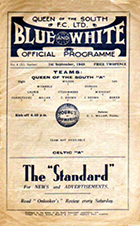 Match programme