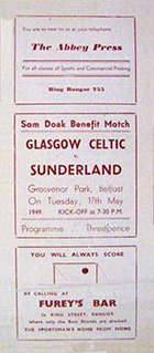 Match programme