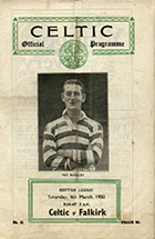 Match programme