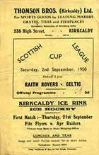 Match programme