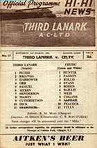 Match programme