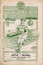 Match programme