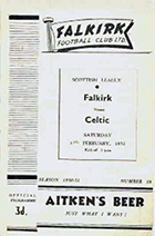 Match programme