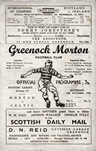 Match programme